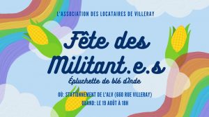 Read more about the article Fête des militant-es: 19 août 2021